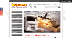 Desktop Screenshot of bk-trans.com